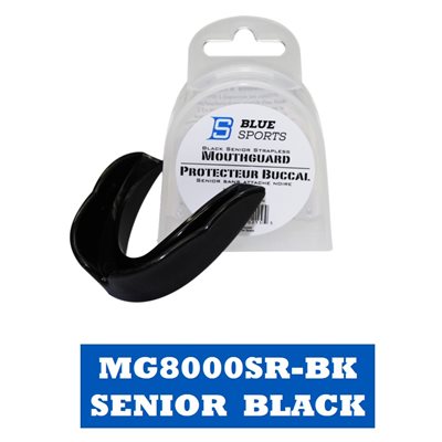 MOUTHGUARD STRAPLESS SR BLACK